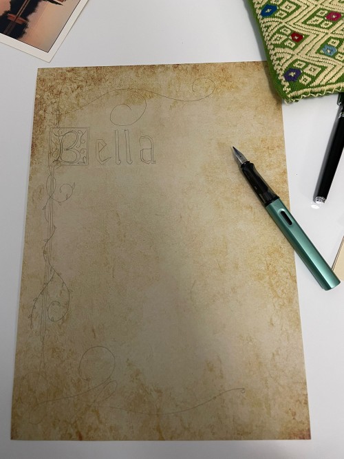 Bella Letter Process 1